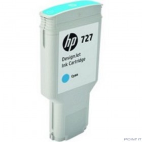 HP F9J76A Картридж  №727, Cyan {DJ T920/T1500/2500/930/1530/2530 (300ml)}