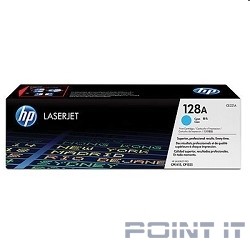 HP CE321A Картридж 128A ,Cyan {CLJ Pro CM1415FN/CM1415FNW/CP1525N/CP1525NW, Cyan, (1300 стр.)}