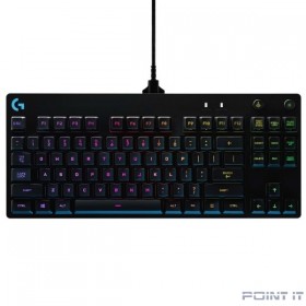 920-009393 Logitech Клавиатура Gaming Pro механическая черный USB for gamer LED