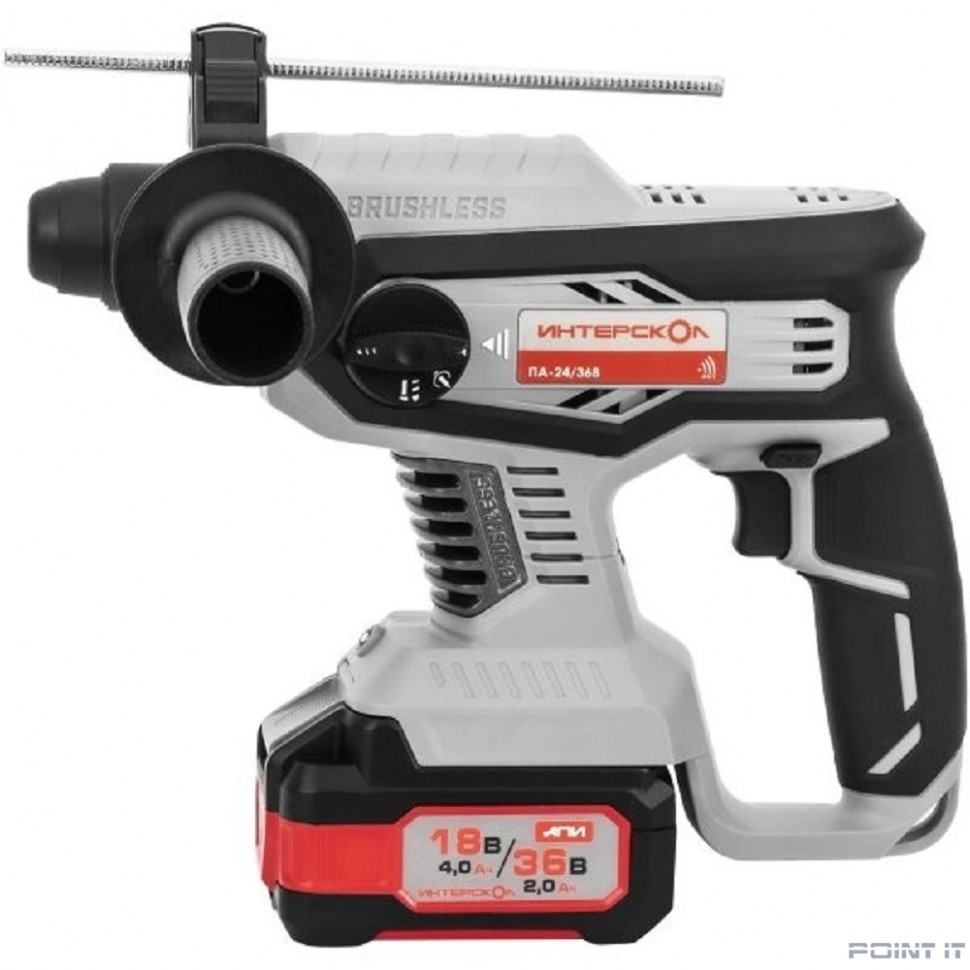 Перфоратор Интерскол ПА-24/36В патрон:SDS-plus уд.:2.2Дж аккум. (кейс в комплекте)