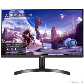 Монитор LCD LG 27&quot; 27QN600-B черный {IPS 2560x1440 75Hz 5ms 178/178 8bit(6bit+FRC) 350cd 1000:1  HDR10  Headph.Out vesa}