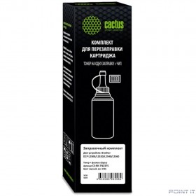 Тонер Cactus CS-RK-TN2375 черный флакон 140гр. (в компл.:флажок) для принтера Brother DCP L2500/L2520/L2540/L2560