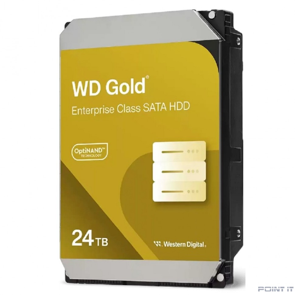 24TB WD Gold (WD241KRYZ) {SATA III 6 Gb/s, 7200 rpm, 512Mb buffer}