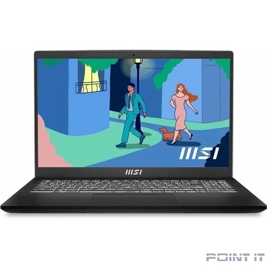 Ноутбук MSI Modern 14 C7M [9S7-14JK12-238] Black 14" {FHD Ryzen 5 7530U/8/SSD512Gb/Win11}
