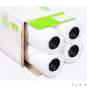 Бумага Cactus CS-LFP90-610457-4 24"(A1) 610мм-45.7м/90г/м2 CIE171% универсальная втулка:50.8мм (2") (упак.:4рул)