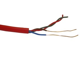 Кабель сигнальный NETKO, неэкранированный, КПСнг (А) - FRLS, 2*2*1.00мм2 (1.1мм) 200м, красный