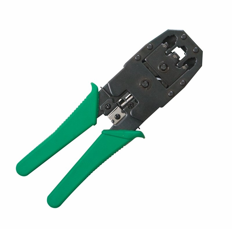 TL-200 Инструмент для обжима (кримпер) 8P8C/RJ45,6P6C/RJ12,6P4C/RJ11,6P2C,4P4C,4P2C/Plugs&Dec/ OFF set plug 6P6C металлический, Technolink