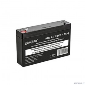 Exegate EX282952RUS Аккумуляторная батарея HRL 6-7.2 (6V 7.2Ah, клеммы F1)