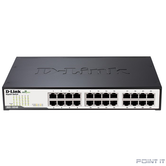 D-Link DGS-1024D/I1A Неуправляемый коммутатор с 24 портами 10/100/1000Base-T