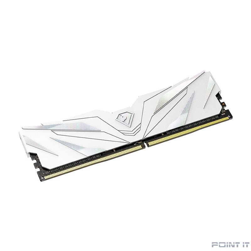 Модуль памяти DDR4 Netac Shadow II 32GB (2x16GB) 3200MHz CL16 1.35V / NTSWD4P32DP-32W / White / with radiator