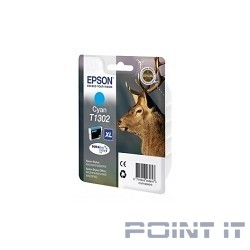 EPSON C13T13024010/12  T1302 Картридж для Epson Stylus SX525WD/ SX620FW, Epson Stylus Office BX320FW/BX525WD/ BX625FWD, голубой, XL (cons ink)