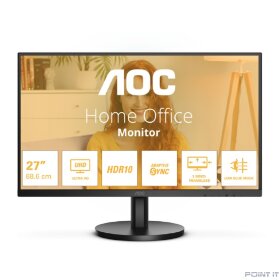 Монитор LCD AOC 27&quot; U27B3M Black {VA 3840x2160 4ms 300cd 2xHDMI2.0}