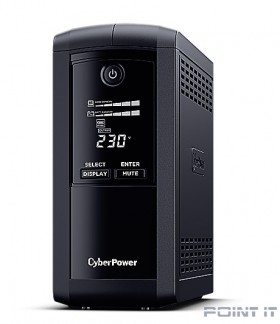 UPS CyberPower VP700EILCD {700VA/390W USB/RS-232/RJ11/45  (6 IEC С13)}