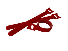 Стяжка-липучка многоразовая 150*12 /10 шт (красная) NETKO Optima