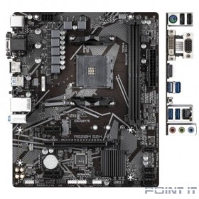 Gigabyte A520M S2H {Soc-AM4 AMD A520 2xDDR4 mATX AC`97 8ch(7.1) GbLAN RAID+VGA+DVI+HDMI}