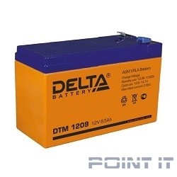 Delta DTM 1209 (9 А\ч, 12В) свинцово- кислотный аккумулятор