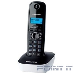 Panasonic KX-TG1611RUW (белый) {АОН, Caller ID,12 мелодий звонка,подсветка дисплея,поиск трубки}