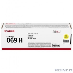 Canon Тонер-картридж CRG 069 H Y, 5095C002, 5500 стр