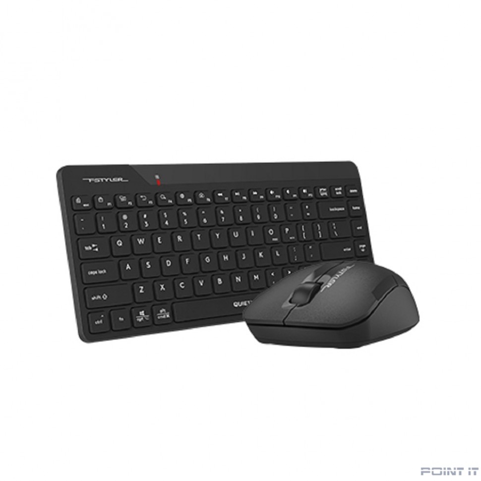 Комплект клавиатура+мышь беспров. A4TECH Fstyler FG2200 Air2 black (USB, slim) (FG2200 AIR2 BLACK)