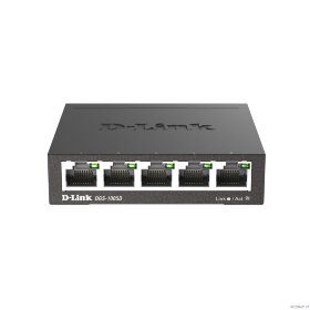 D-Link DGS-1005D/R1A Неуправляемый коммутатор с 5 портами 10/100/1000Base-T