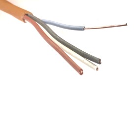 Кабель сигнальный ТЕХНОКАБЕЛЬ, КПСнг(А)-FRLS, 2*2*0.75мм2 (1.0мм) 200м, оранжевый АКЦИЯ