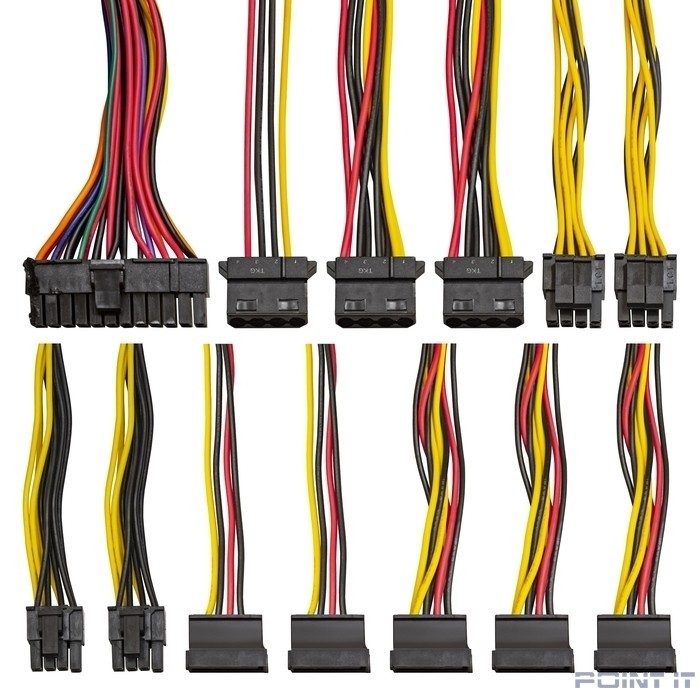 Exegate EX292167RUS Блок питания 800W ExeGate XP800 (ATX, 12cm fan, 24pin, 2x(4+4)pin, 2xPCI-E, 5xSATA, 3xIDE, black)