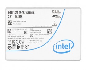 SSD жесткий диск PCIE 15.36TB QLC 2.5&quot; D5 P5316 SSDPF2NV153TZN1 INTEL