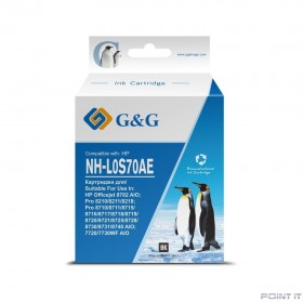 Картридж струйный G&amp;G NH-L0S70AE L0S70AE черный (58мл) для HP OJ Pro 7740/8210/8218/8710/8715