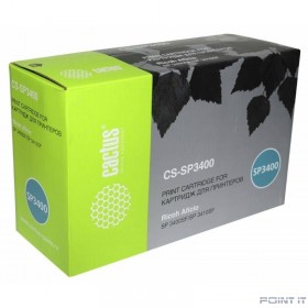 Картридж лазерный Cactus CS-SP3400 SP 3400HE черный (5000стр.) для Ricoh Aficio SP 3400/3410/3410dn;SP 3510/3510dn