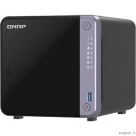 Сетевое хранилище без дисков/ SMB QNAP TS-432X-4G 4-bay 3.5&quot; desktop NAS, AL524 4C 2.0GHz, 4GB DDR4 RAM (max 16GB), 1 x 10GbE SFP+, 2 x 2.5GbE, 1 x PCIe Gen3, 2 x USB 3.2 Gen1