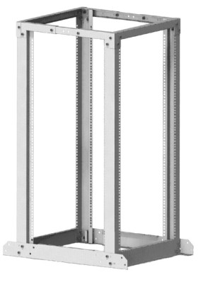 Стойка 45U двухрамная, (600x400-750x2175), раздвижная, серая, Netko М (упакована в 1 коробку)