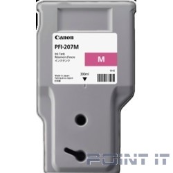 Canon PFI-207M 8791B001 Картридж струйный для iPF680/685/780/785, пурпурный, 300ml (GJ)