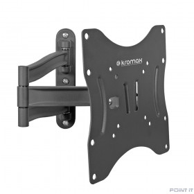 Кронштейн для телевизора Kromax TECHNO-3 серый 15"-40" макс.20кг настенный поворотно-выдвижной и наклонный