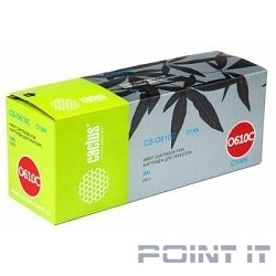 Cactus Тонер Картридж Cactus CS-O610C голубой для Oki C610 (6000стр.)