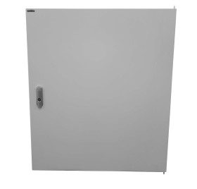Дверь металлическая с ручкой для шкафа WMA, DUO 6*18 Netko, серая