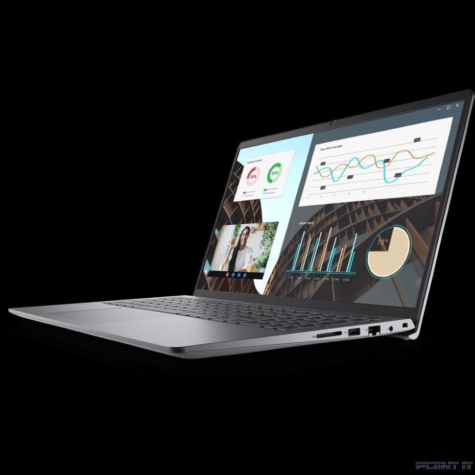 Ноутбук Dell Vostro 3530 [3530-54850] (КЛАВ.РУС.ГРАВ.) Black 15.6" {FHD WVA i5-1334U/8Gb/512Gb SSD/RJ-45/Linux} (IDH5A9101KP/IDH5A9101L1)