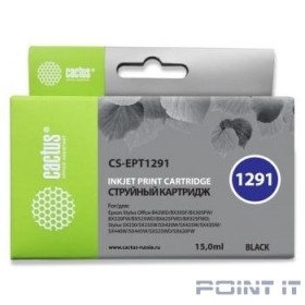 Cactus EPT1291 Картриджи  для  Epson Stylus Office B42/BX305/BX305F/BX320/BX525/BX625/SX420/SX425/SX525/SX620, чёрный