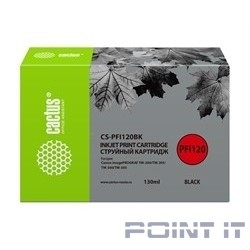 Картридж BLACK 130 ML CS-PFI120BK CACTUS