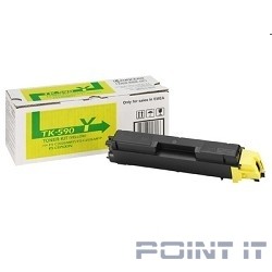 Kyocera-Mita TK-590Y Картридж, Yellow {FS-C5250DN/C2026MFP/C2026MFP+/C2126MFP/C2126MFP+/C2526MFP/C2626MFP, Yellow, (5000стр.)}