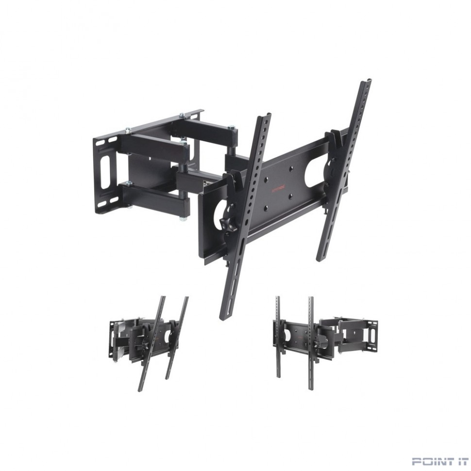 Arm Media PT-16 черный 22"-65" макс.40кг настенный поворотно-выдвижной и наклонный