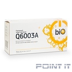 Bion Q6003A Картридж для HP Color LaserJet 1600/2600N/M1015/M1017, пурпурный 2000 Стр. [Бион]