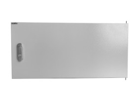 Дверь металлическая с ручкой для шкафа WMA, DUO 6*12 Netko, серая