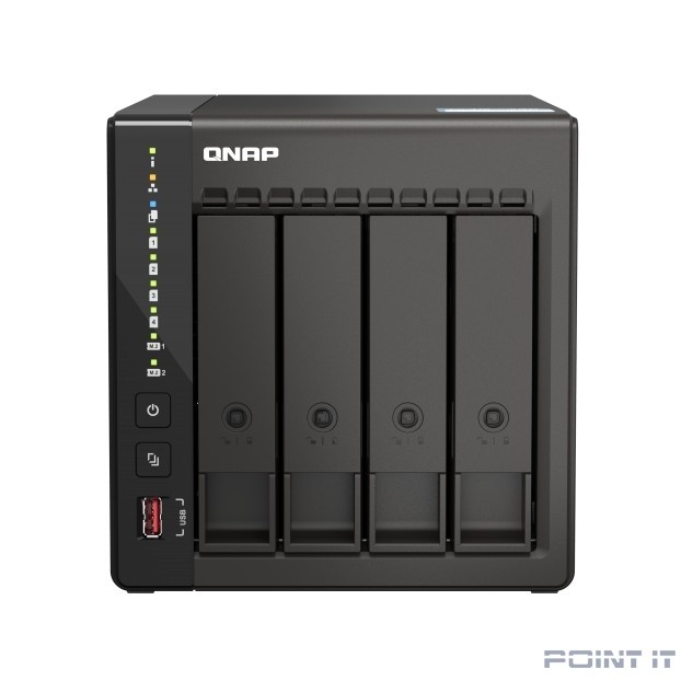 Сетевое хранилище NAS Qnap Original TS-453E-8G 4-bay настольный Celeron J6412