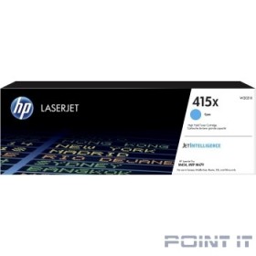 HP W2031X Картридж 415X увеличенной емкости, голубой (6000стр.) {HP LJ M454/MFP M479}