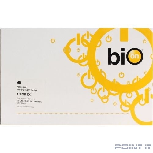 Bion CF281X Картридж для HP LJ Enterprise M605n/M606dn/M630h (25000 стр.) с чипом