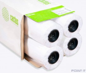Бумага Cactus CS-LFP90-1067457-4 42"(A0+) 1067мм-45.7м/90г/м2/белый CIE171% для струйной печати втулка:50.8мм (2") (упак.:4рул)