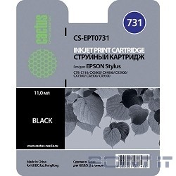 Cactus C13T10514A10/C13T07314A10/CS-EPT0731 Картридж  для Epson Stylus С79/ C110/ СХ3900/ CX4900/ CX5900/ CX7300/ CX8300/ CX9300, черный, 11.0 мл