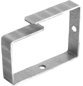 Кабельный органайзер кольцевой 45х65мм, металлический, 1 металл. кольцо, оцинкованный