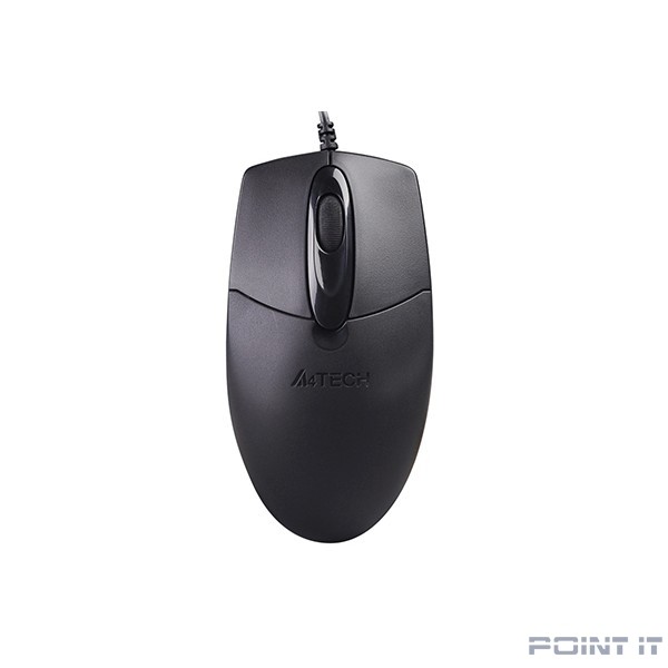 Мышь проводная A4Tech OP-720S black (USB, оптическая, silent, 1200dpi, 2but) (OP-720S)