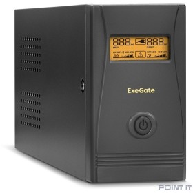 Exegate EP285479RUS ИБП ExeGate Power Smart ULB-850.LCD.AVR.EURO.RJ &lt;850VA/480W, LCD, AVR, 2 евророзетки, RJ45/11, Black&gt;  